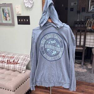 Banana Republic Blue Hoodie with Graphic